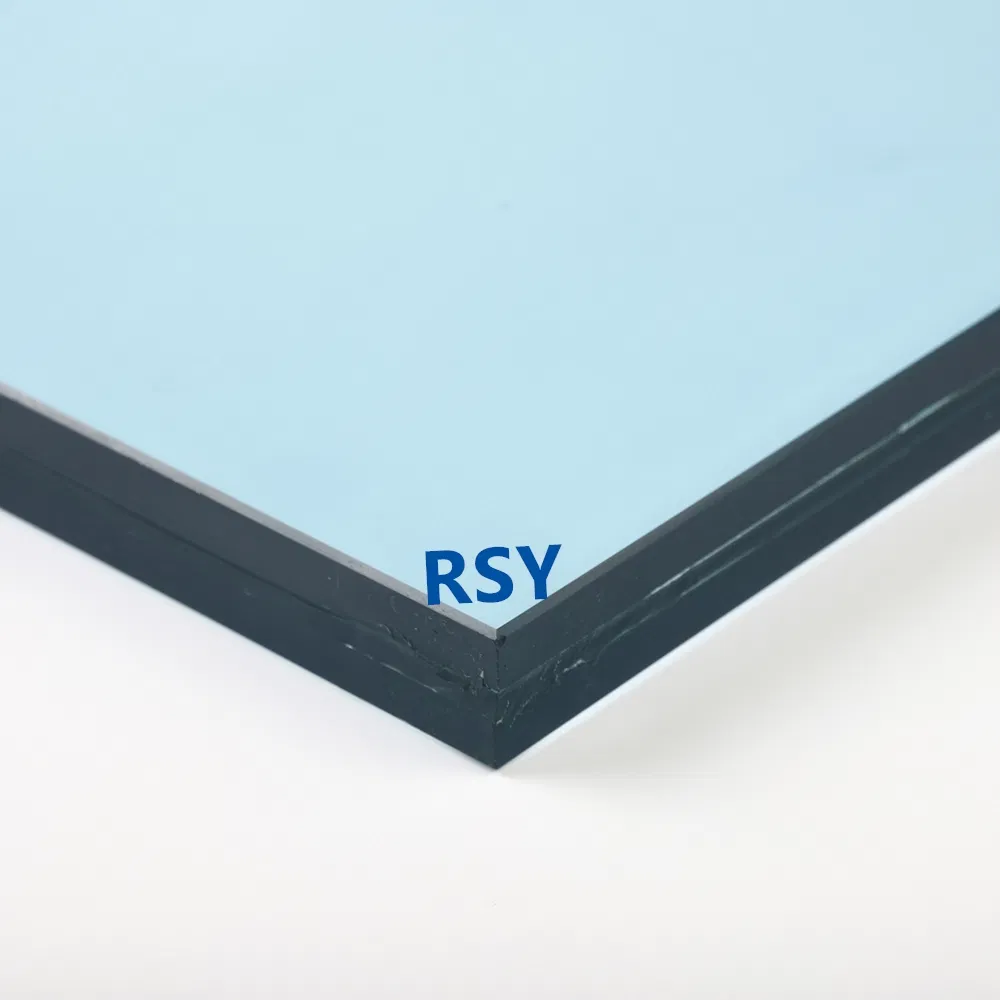 Ocean Blue Safety Laminated Glass for Building Construction