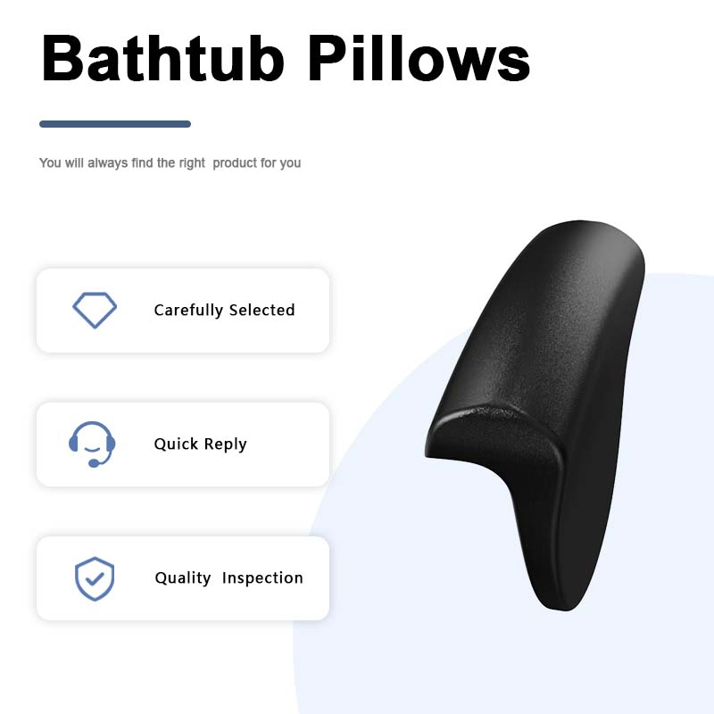 Wholesale PU Head Neck Relaxing Bathtub SPA Pillow with Suction Cups