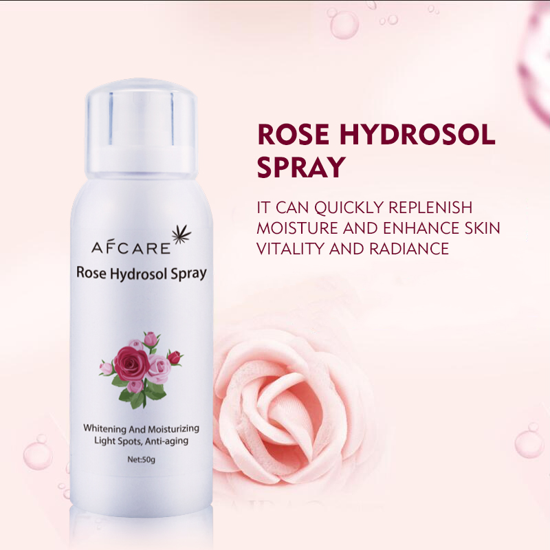 Private Label OEM ODM Rose Hydrosol Spray Moisture Whitening Anti-Wrinkle Anti-Aging Rose Toner Water