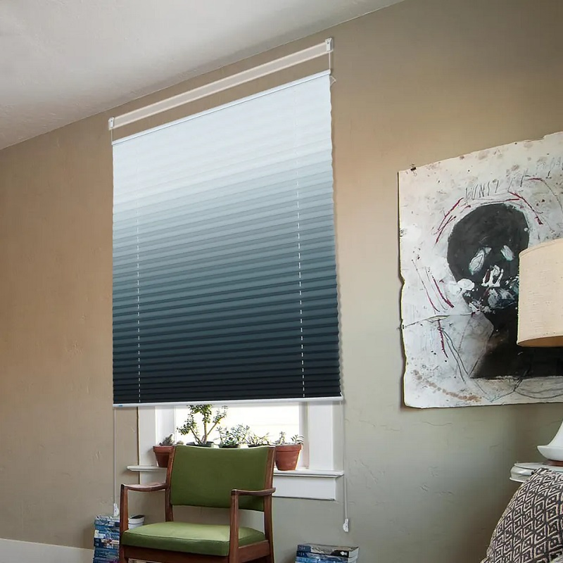 Simple Easy Cleaning Style Paper Pleated Blind and Curtain for Living Home