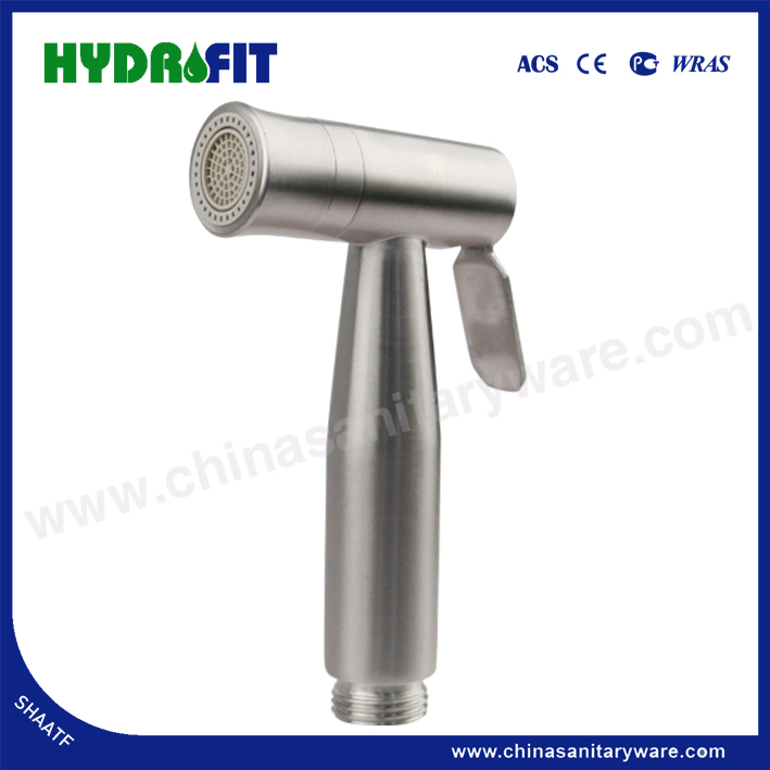 Factory Black Stainless Steel Portable Bidet Toilet Sprayer Health Faucet Handheld Shattaf Sprayer