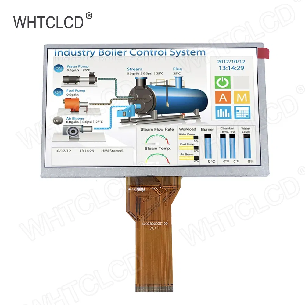 Промышленный TFT LCD дисплей 7 дюймов, 800x480