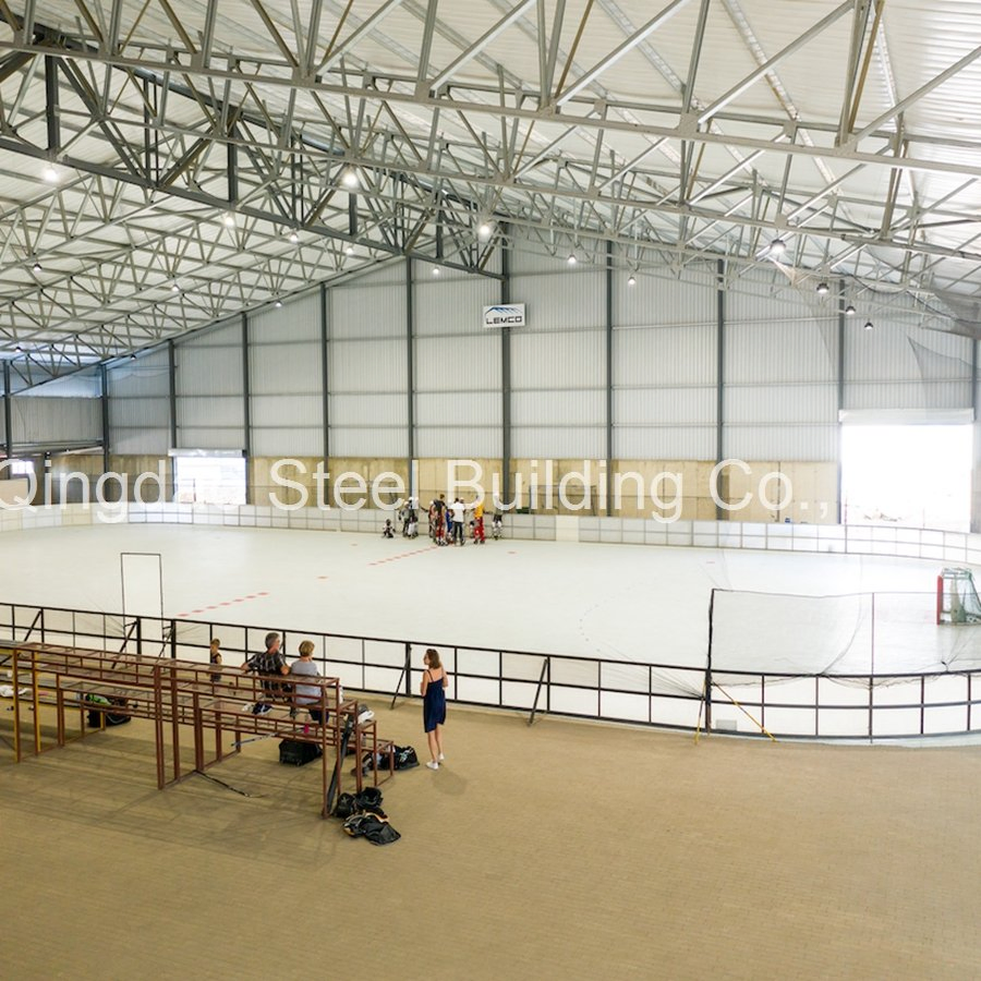 Prefabricated Steel Structure Indoor Badminton Court Steel Structure Football Court Sport Hall