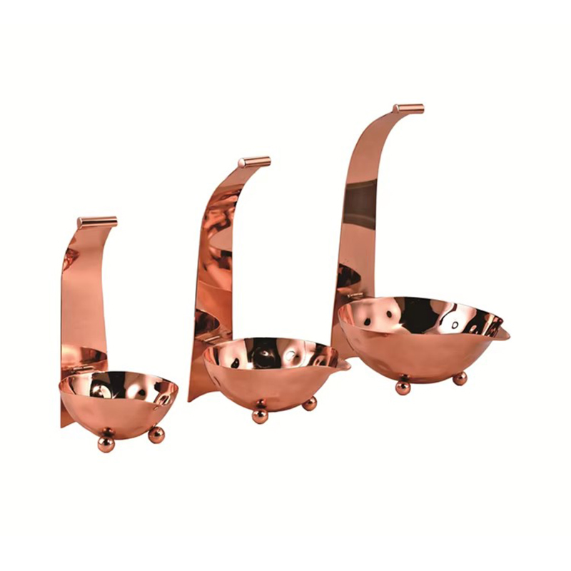 Stainless Steel Hammer Point Juice Cup KTV Buffet Salad Snack Bowl Restaurant Seasoning Cold Meal Plate