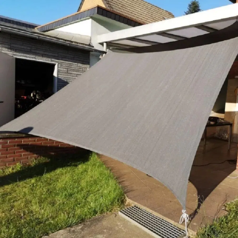 Square Awnings Sunshade Canopy Waterproof Sail Shade Polyester Oxford Fabric Bl17917