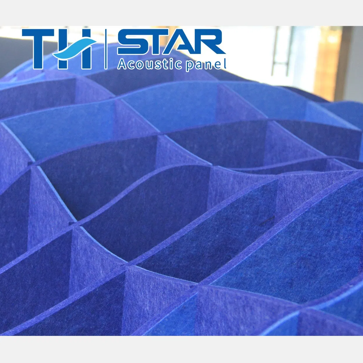 Art Panel 3D Wall Felt Sound Insulation Decorative Hexagonal Polyester Fiber Office Felt Sound Absorption Board