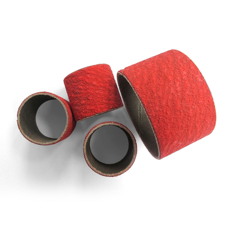 25*25mm, P60 Ceramic Spiral Band Abrasive Sanding Sleeves
