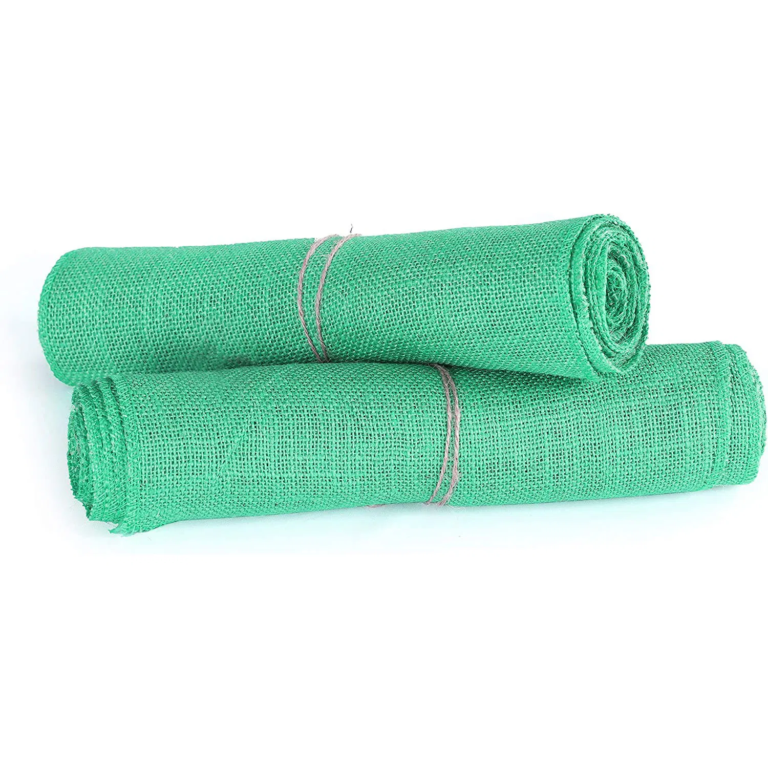 Light Green Customized Burlap Table Runner