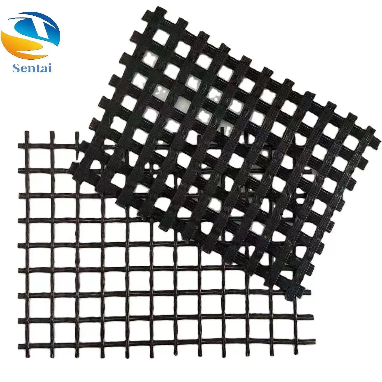 Steel Plastic Grid 100kN Road Foundation with Bi-Directional Reinforcement and High-Strength Convex Node Gsz Geogrid