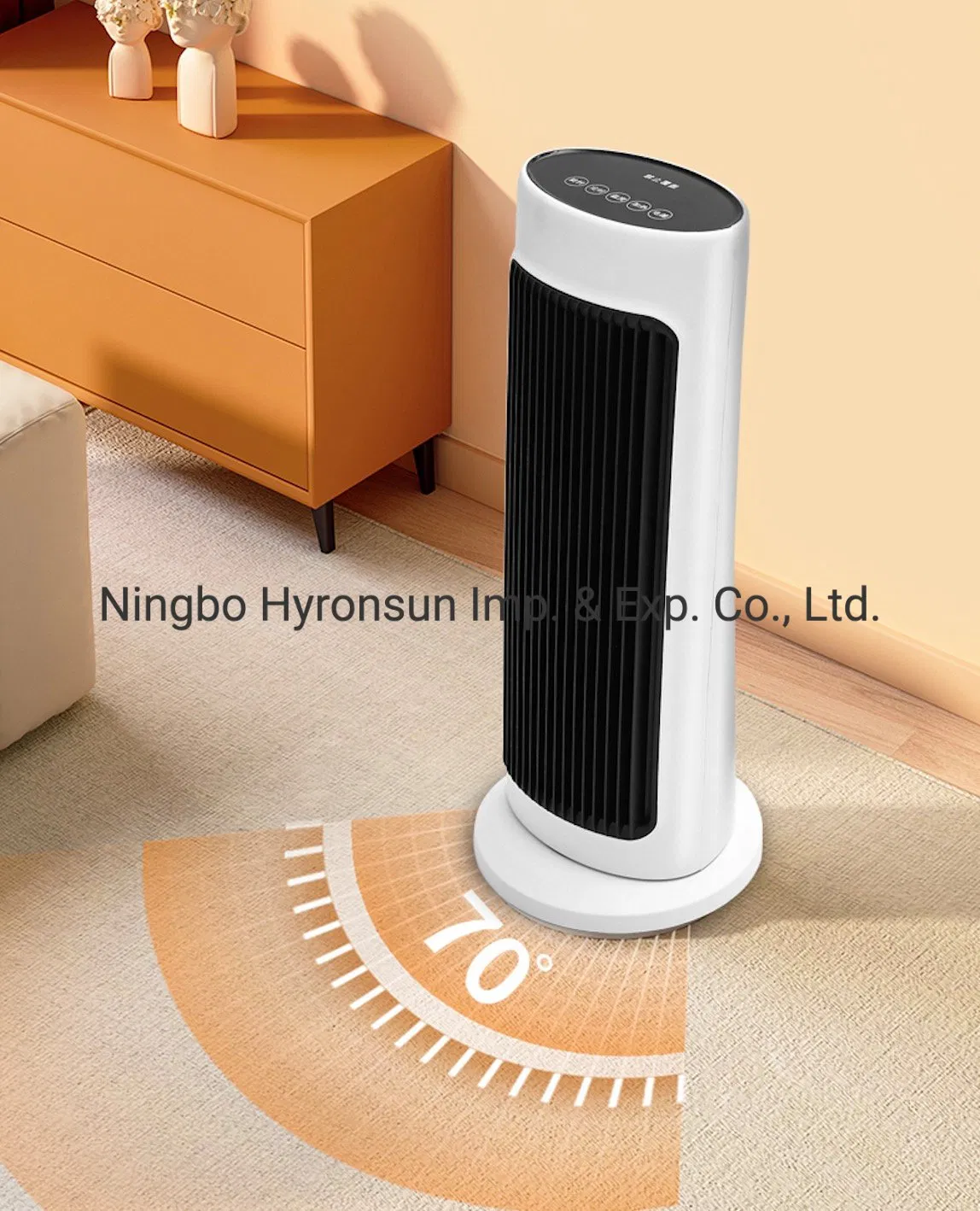 2000W Heater Fan Portable PTC Ceramic Electric Fan Heaters