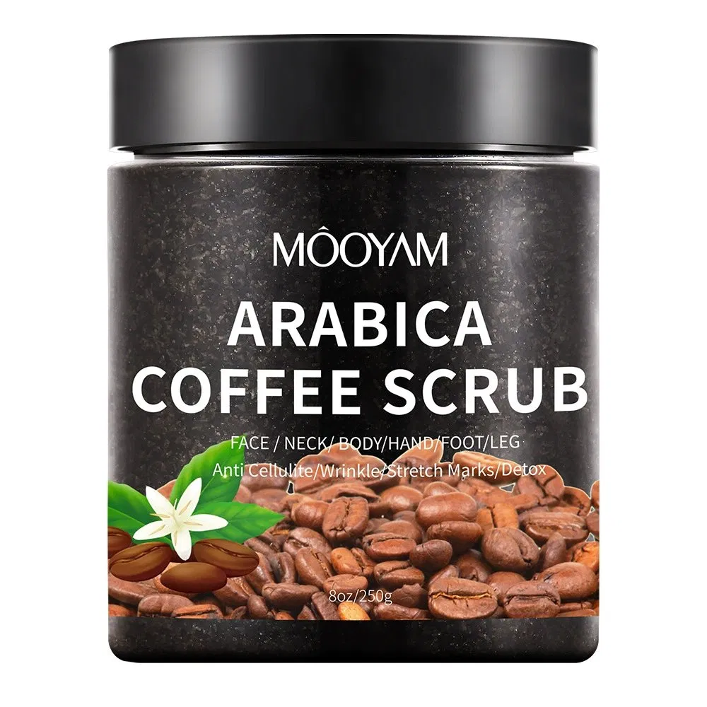 Natural Organic Coffee Scrub for Firming Lightening Exfoliating Face Body Beauty Treatment by Salon Organic Coffee Body Scrub