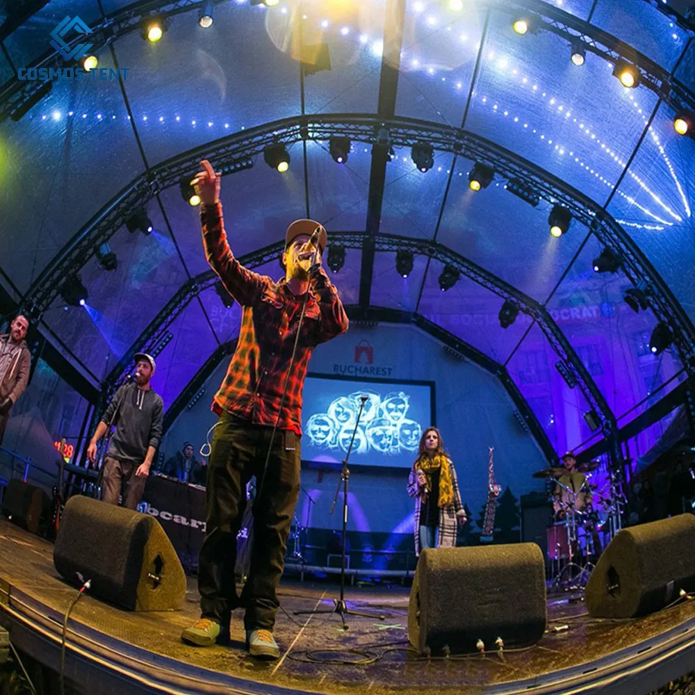 Cosmos OEM Outdoor Party Heavy LED Screen Support Event Concert Lighting 400X400mm Spigot Bolt Box Truss