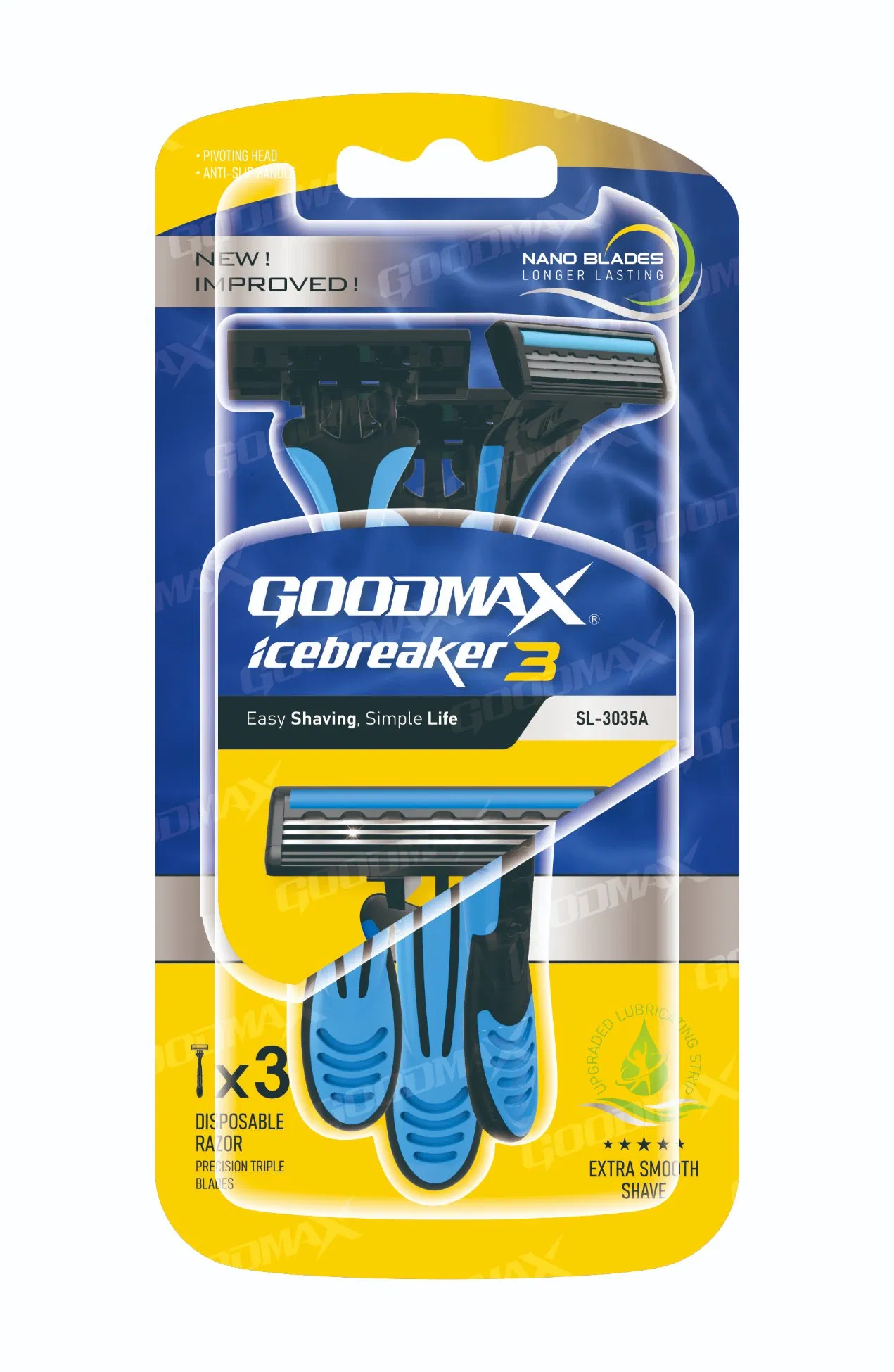Twin Stainless Steel Disposable Shaving Razor