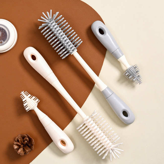 Silicone Bottle Brush Newborn Baby Specific Pacifier Brush