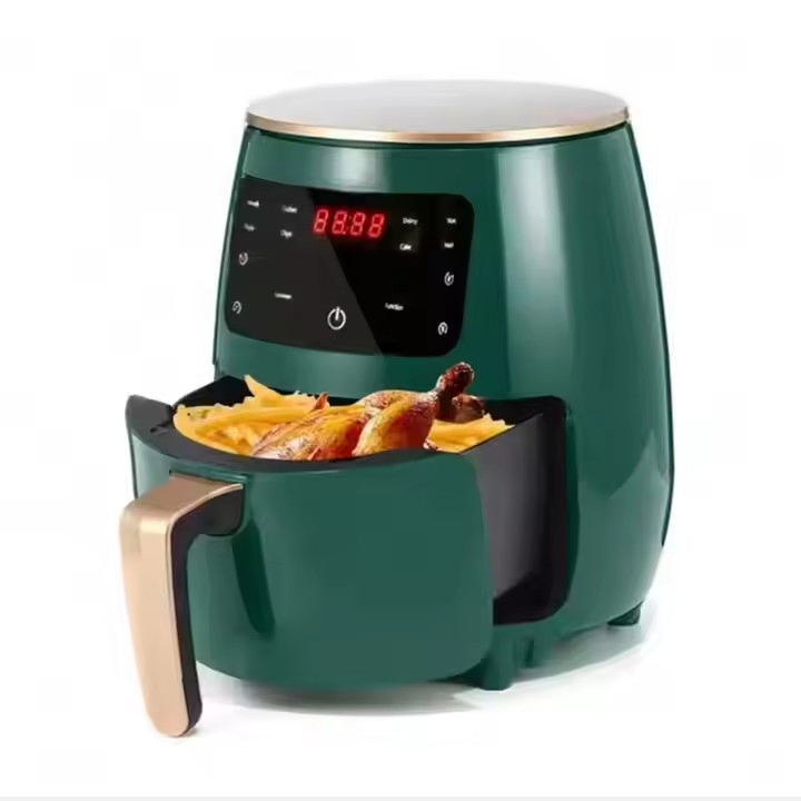 2024 New 4.5L Home Air Fryer Large Capacity Touch French Fry Machine Chicken Fryer Electric Fryer