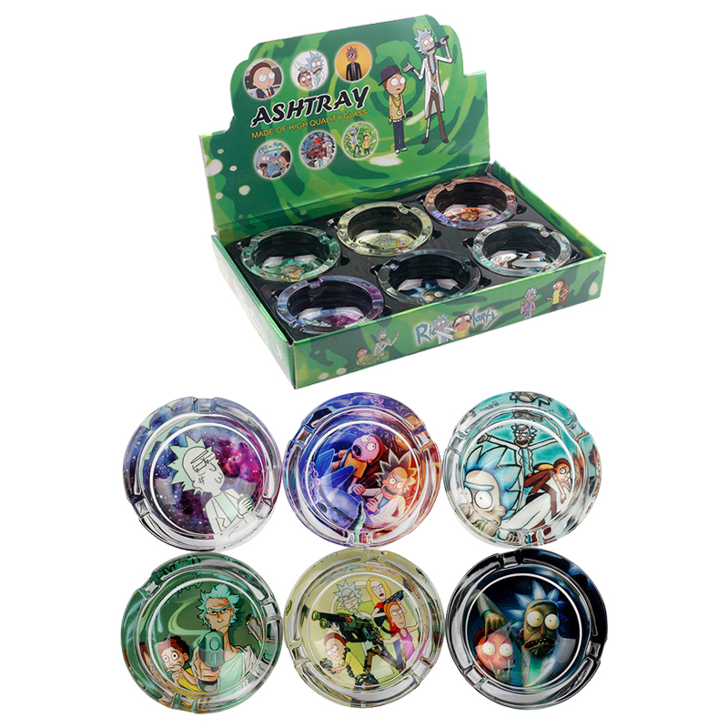 High Quality Glass Ashtray for Cigarettes Ashtrays Smoking Dustbin