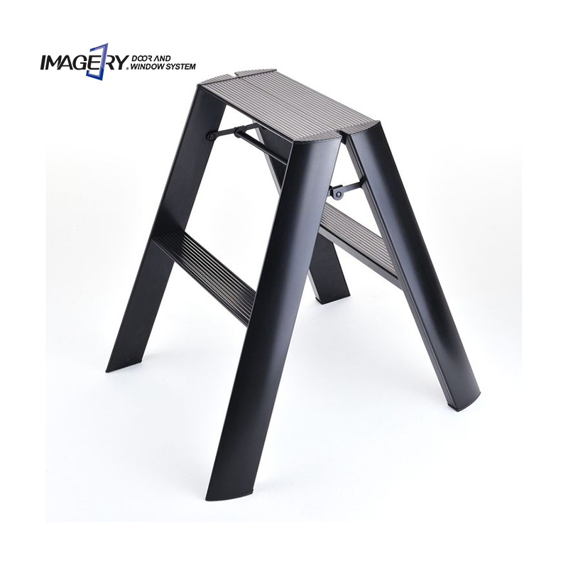 Modern Aluminum Alloy 2 Step Foldable Ladders Suitable for Home or Outdoor