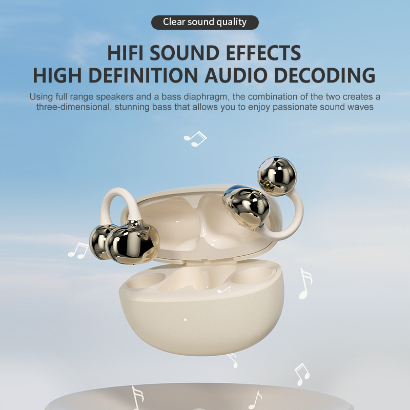 Over-Ear Bluetooth Headphones, Hi-Fi Stereo Sound Wireless Headset with Noise Cancellation