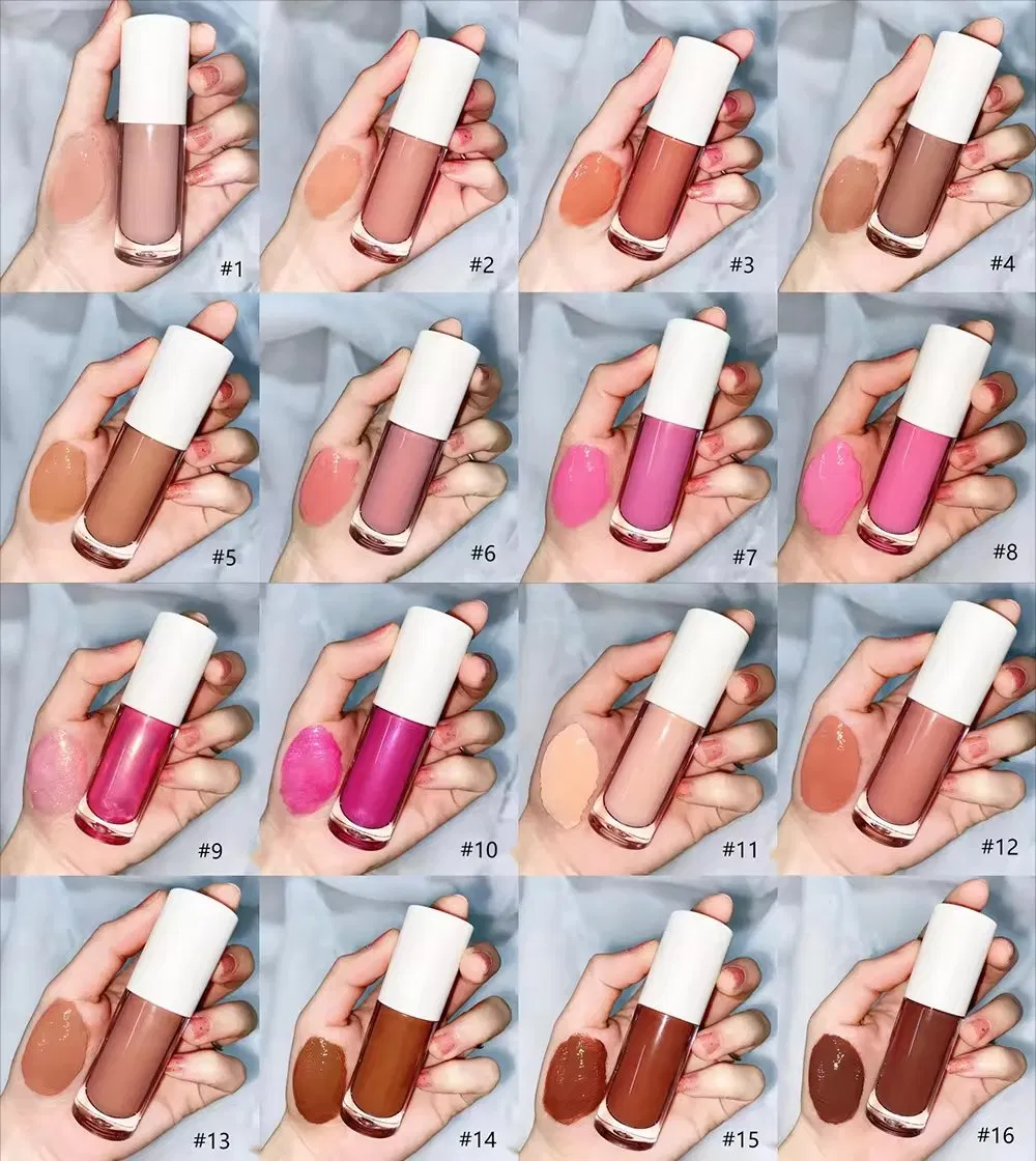 OEM Lip Clear Glossy Custom Private Label Nude Gloss Vegan Lip Gloss Vendor Pink Tinted Lip Oil Lip Glow Oil
