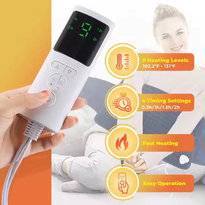 Electric Menstrual Heating Pad Massager Pain Relief Waist Belt Abdomen Belly Warmer