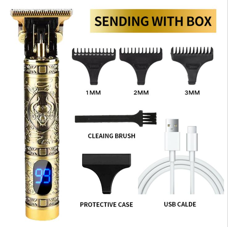 Barber Use Mini High Speed Motor Cordless USB Rechargeable Hair Trimmer