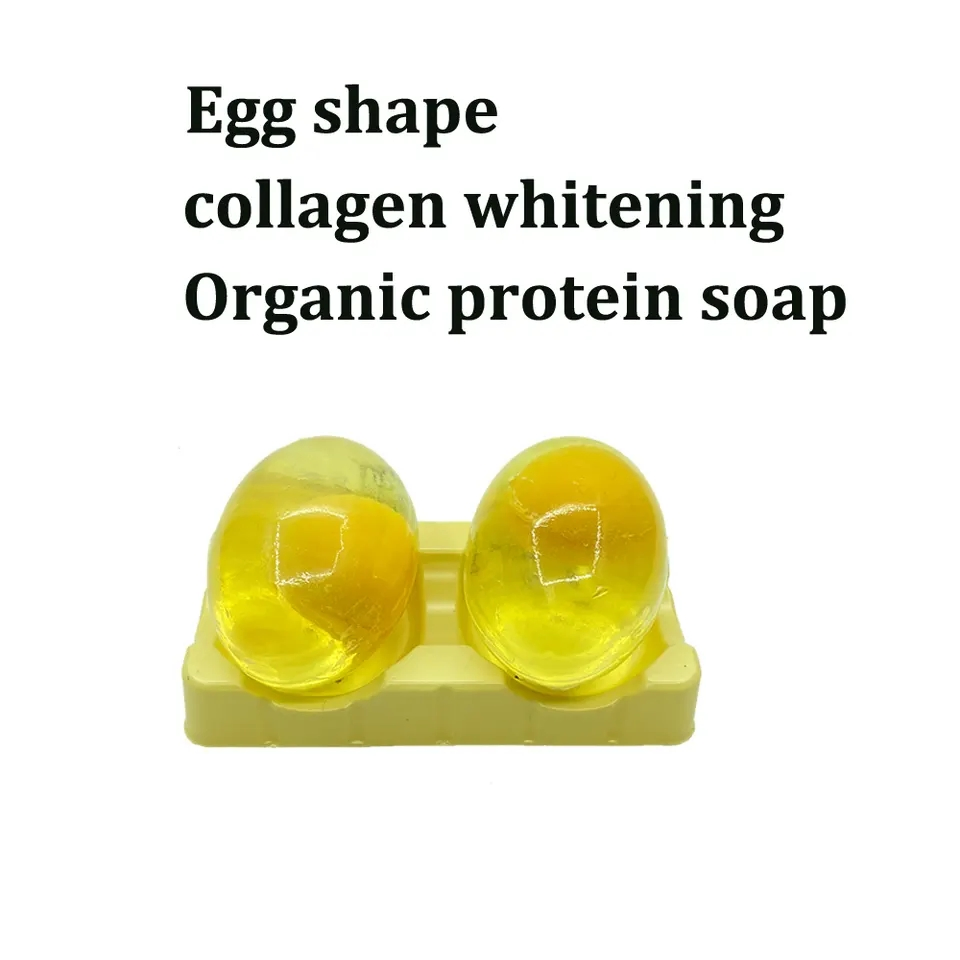 Best Organic Beauty Bleaching Soap Head Remover Handmade Collagen Egg Soap