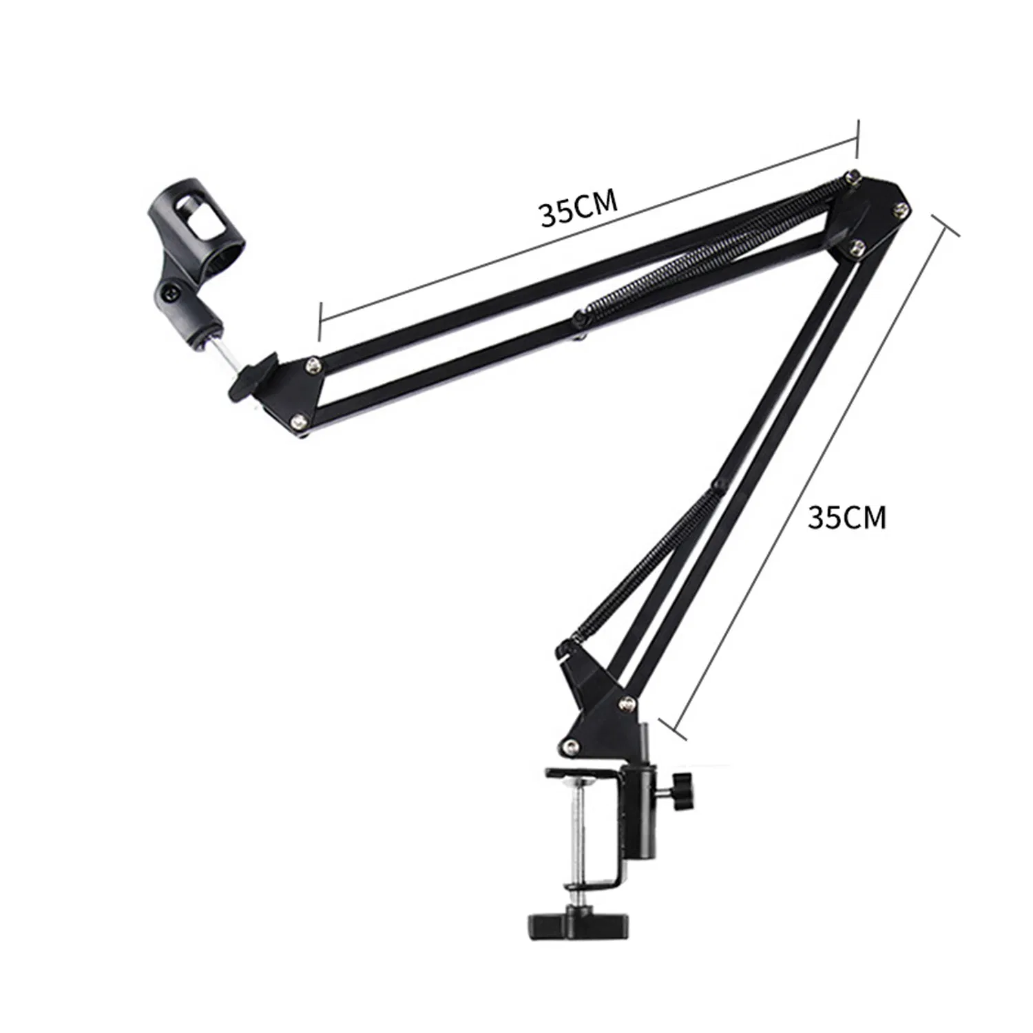 Camera Webcam Ring Light Flexible Over Head Arm Tripod Mount