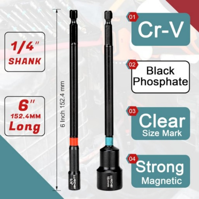 Набор магнитных гайковёртов Raytal 16 предметов, 150 мм