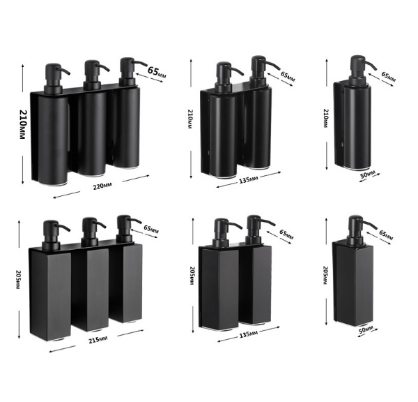 Настенный дозатор для жидкого мыла из нержавеющей стали 304