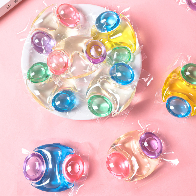 3-in-1 Concentrated Laundry Detergent Pods Deep Clean Stain Removal Color Protection Long-Lasting Fragrance Beads