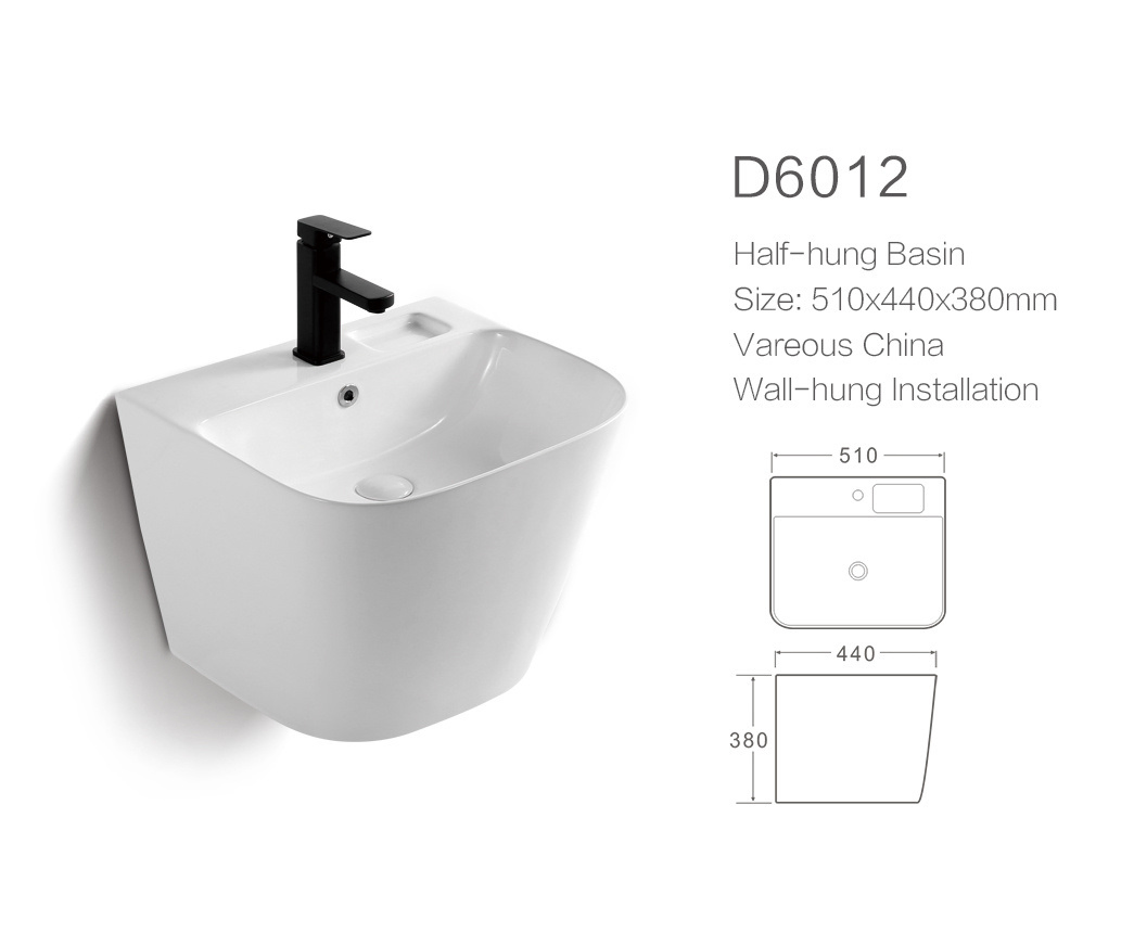 Discount Washing Wall-Hung Basin Bathroom Basin Sink