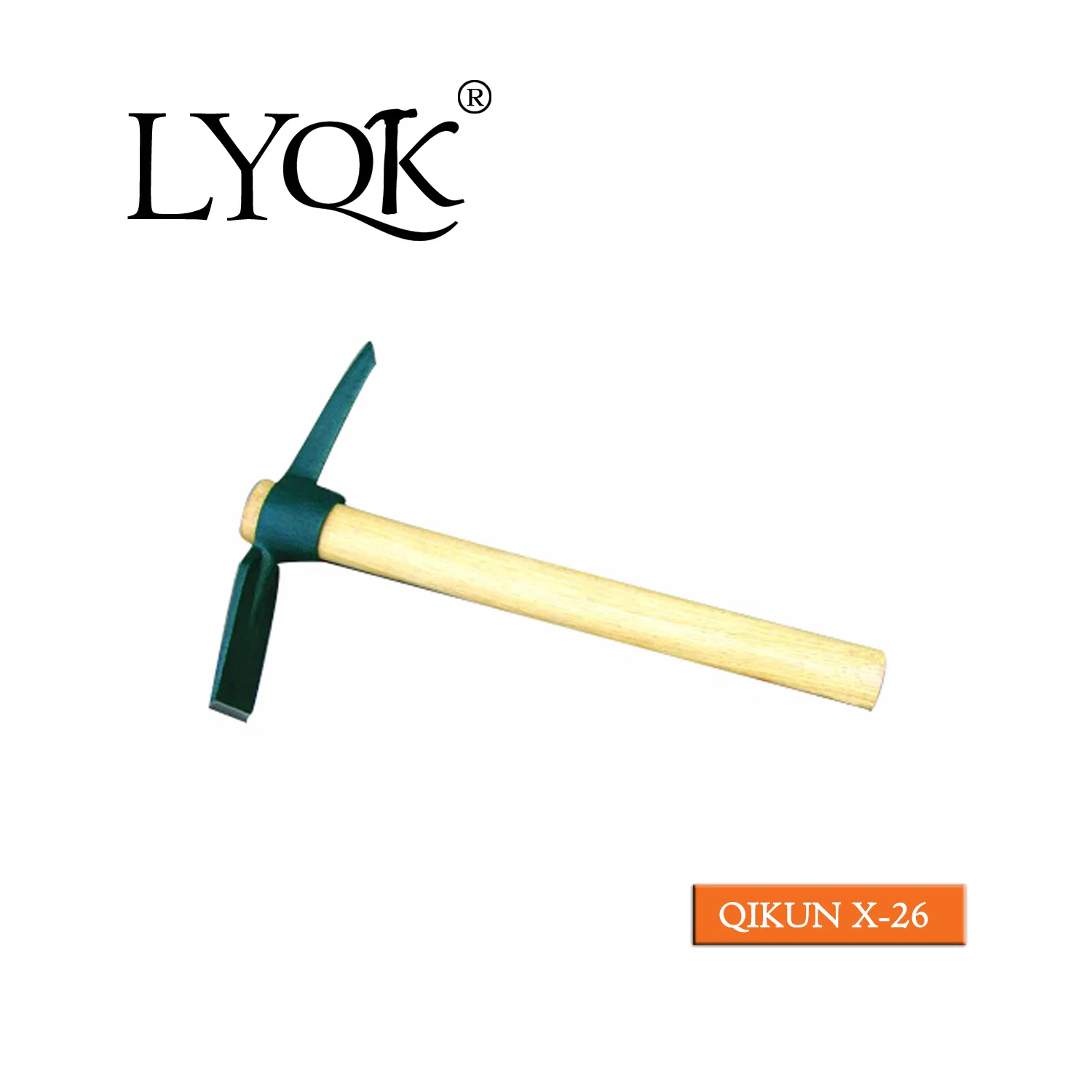 X-22 High Quality Rail Steel 65mn Agriculture Farm Garden Hardware Hand Tools Pick Head Mattock Pickaxe