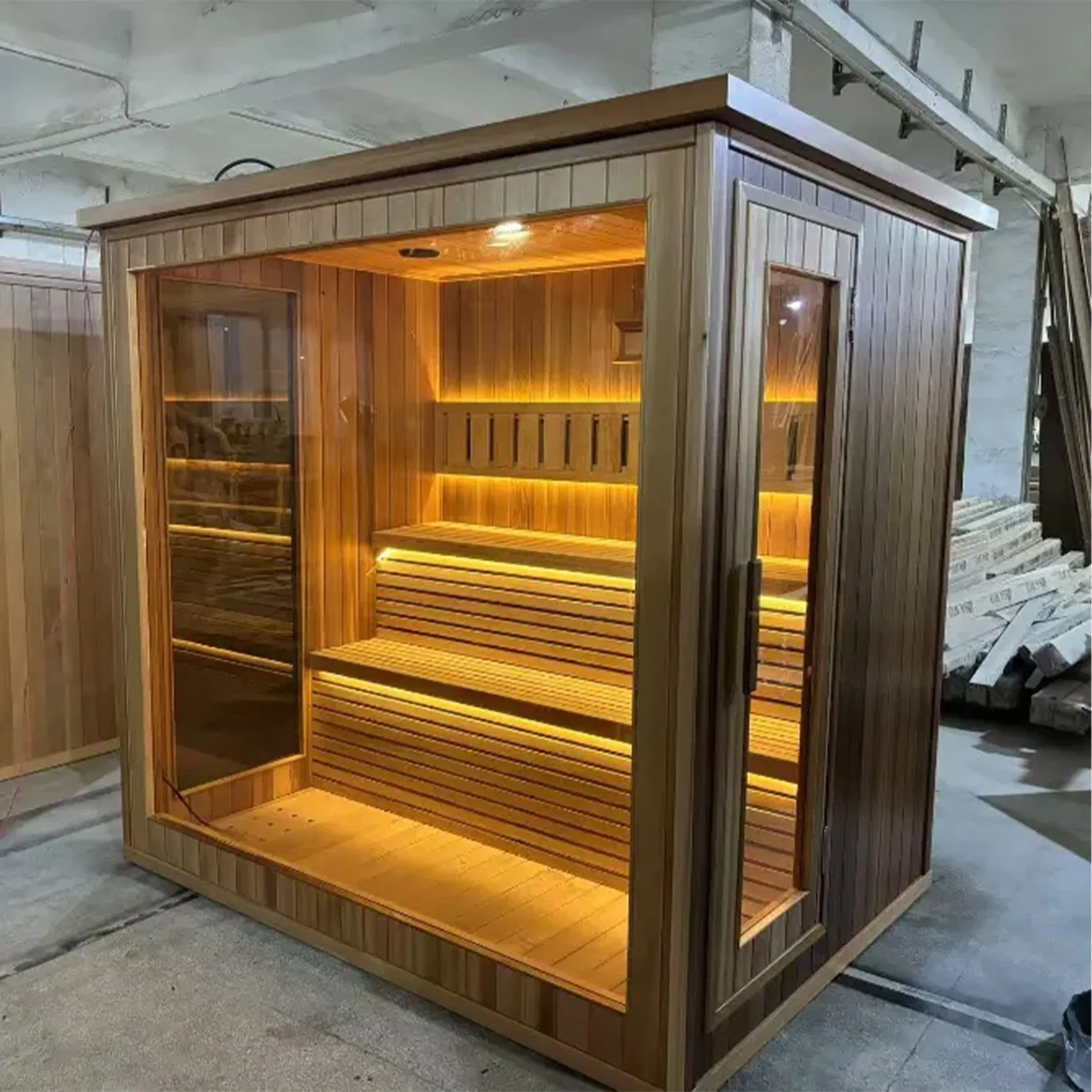 Инфракрасная сауна с панелью управления