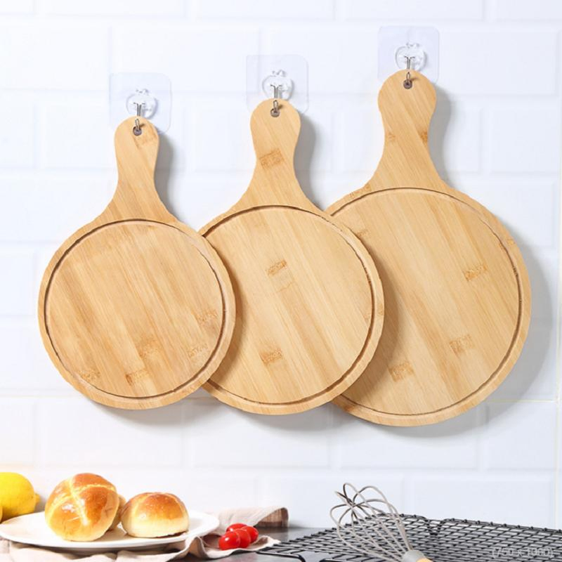 Bamboo Round Handle Pizza Cutting Board Kitchen Product with Factory Price
