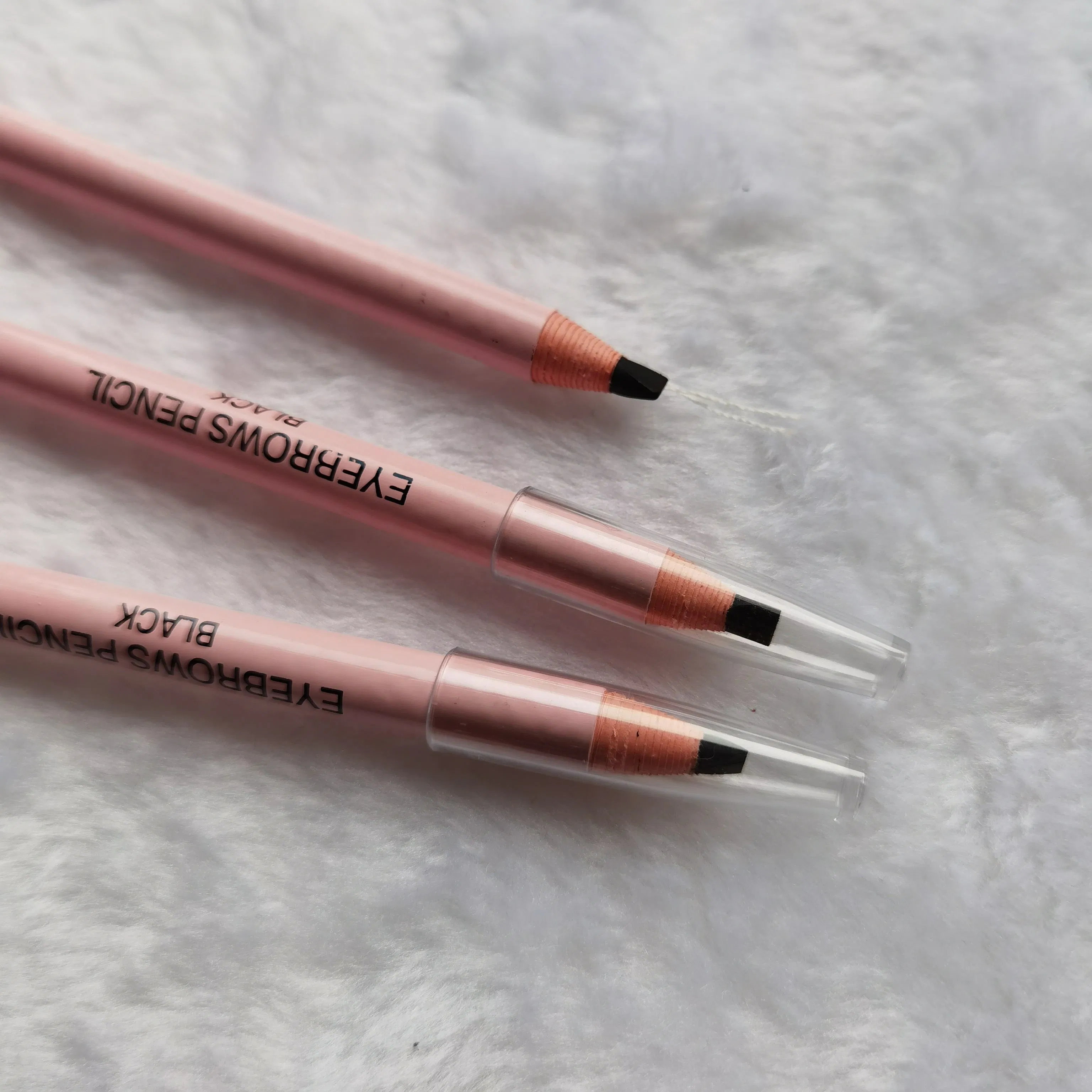 6 Colors Private Label Pink Pull Line Eyebrow Pencil Makeup Brow Pencil