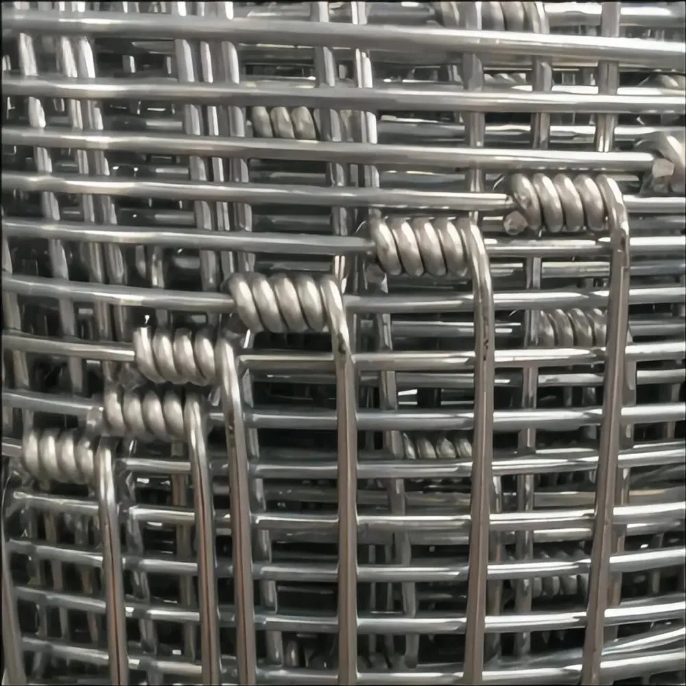 Woven Wire Mesh Metal Fence Horse Non-Climb Fencing Cattle Sheep Wire Agriculture Grassland Field Livestock Farm Fence for Deer