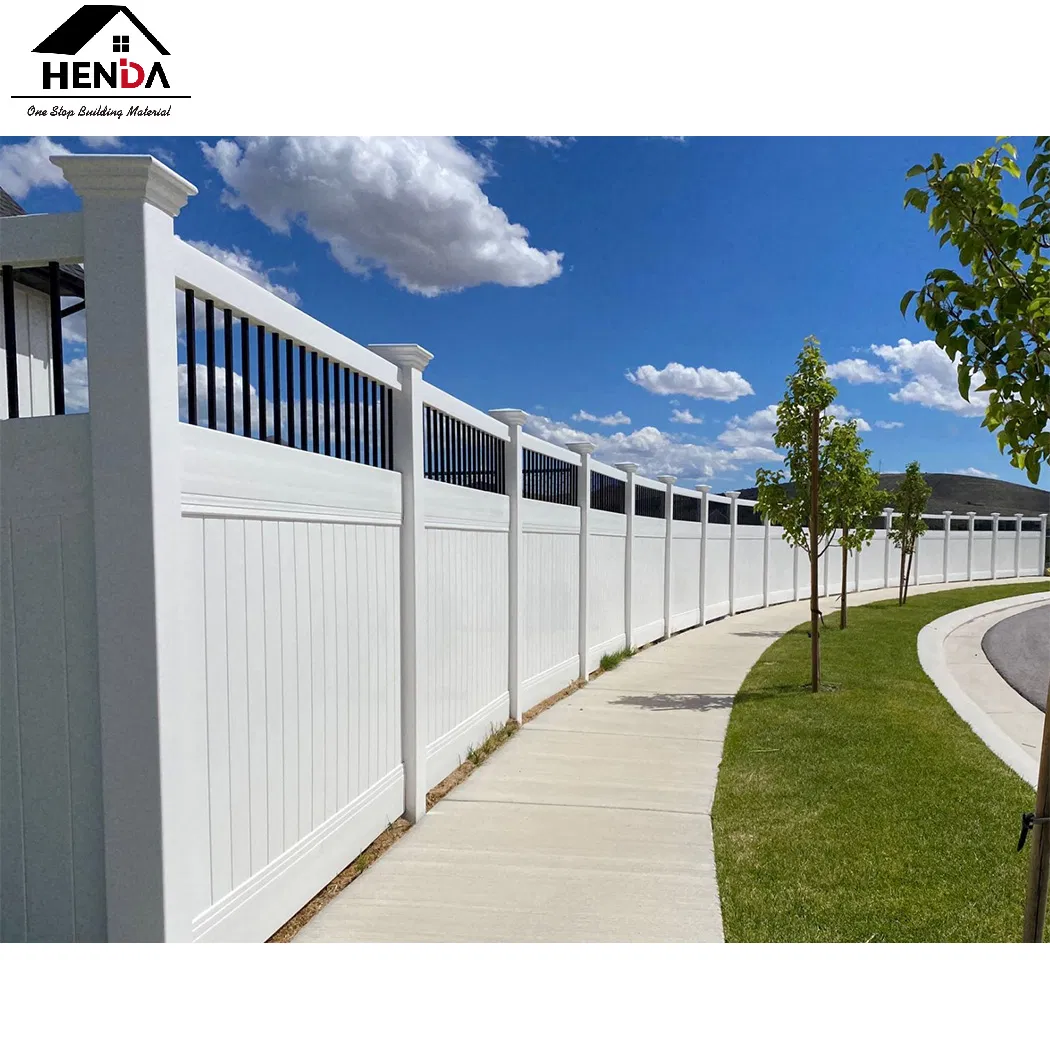 Ultra Durable PVC Fence /Quick Fit Assembled Semi Privacy & Low Maintenance Outdoor Enclosure