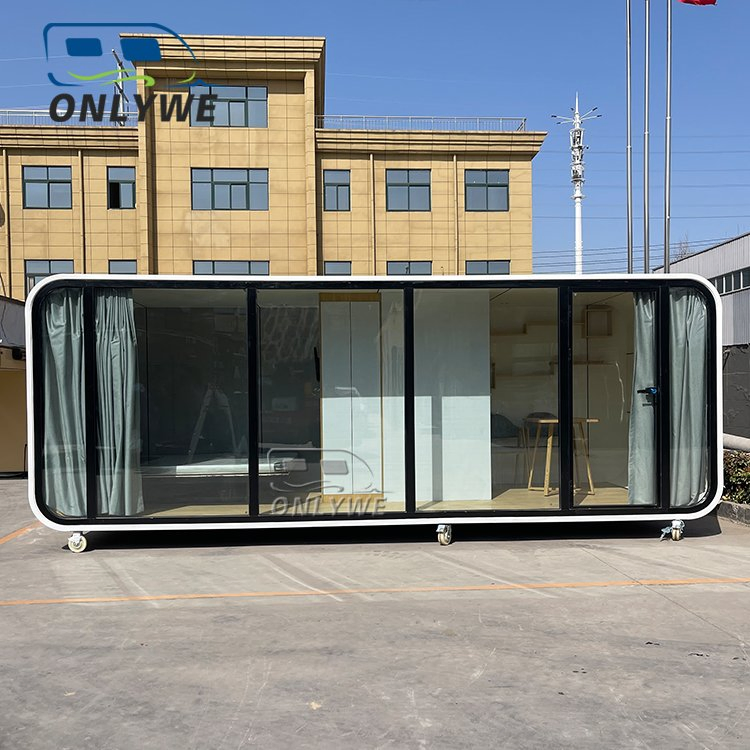 Onlywe Low Cost Portable Toilet Prefabricated 20-Foot Living Container House Movable Office Small House