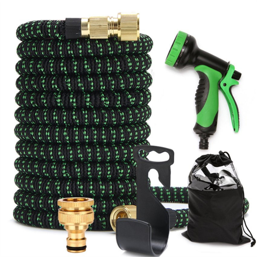25 50 75 100FT Home Cleaning Elastic Retractable Latex Garden Snake Magic Water Irrigation Hose