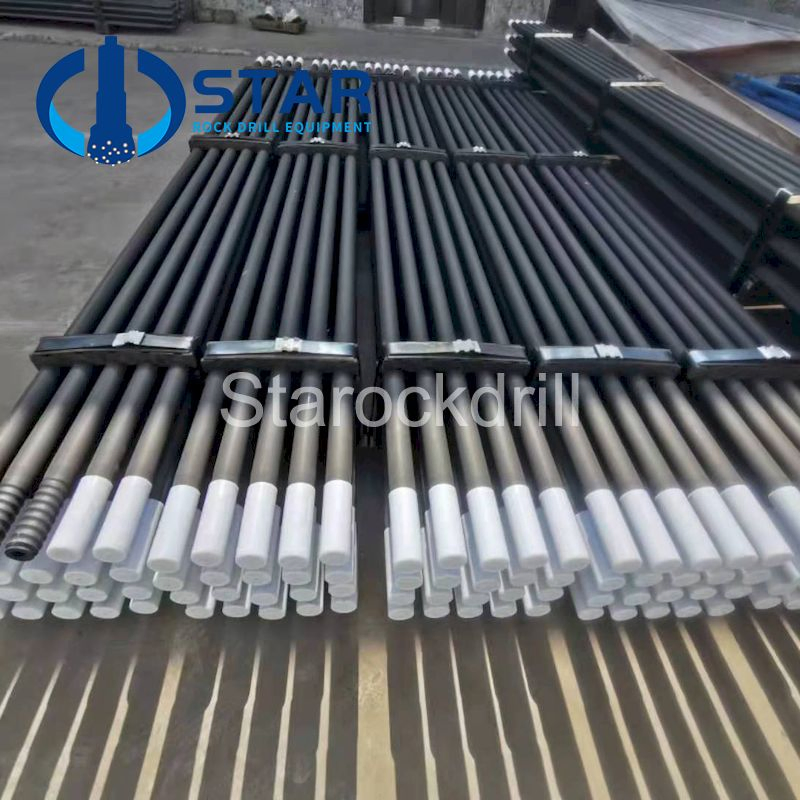 Rock Drilling Mining Thread Drill Rod Top Hammer Drilling Tools R25 R28 Speed Rod Extension Drill Rod