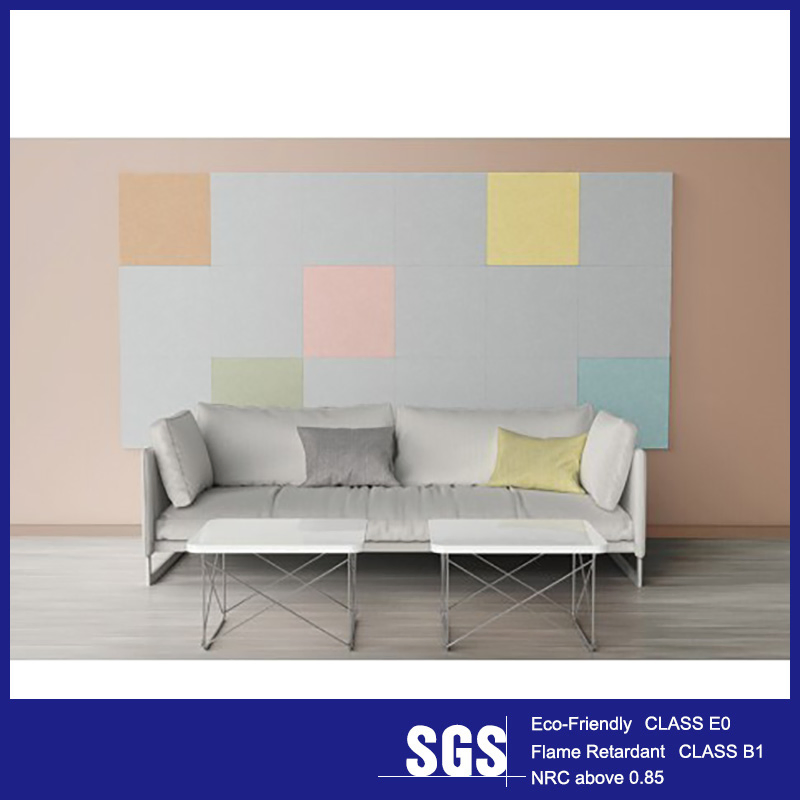 Pet Decorative Polyester Fibre Acoustical Panel Plastic Wall Covering Sheets