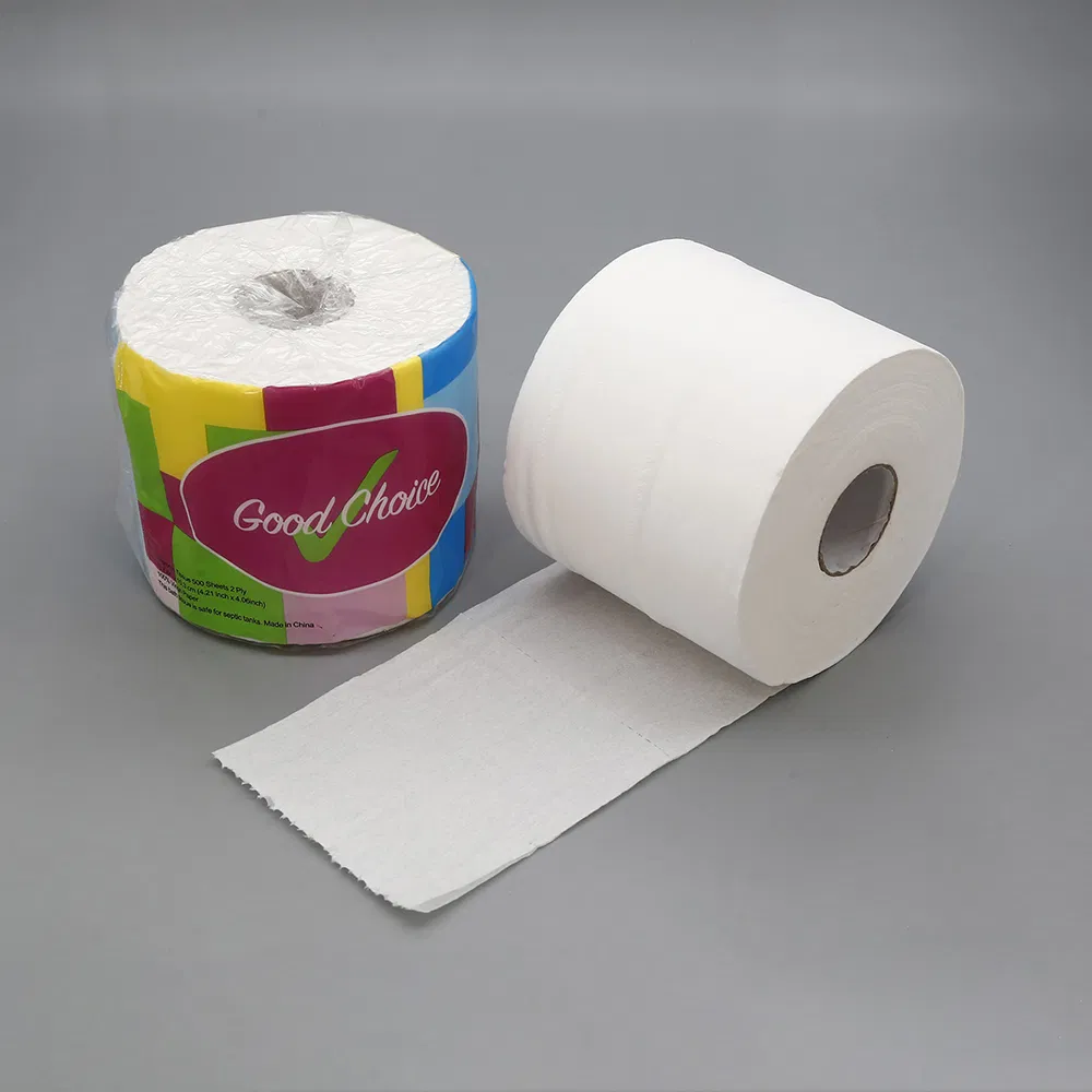 No Pollution Unbleached Bulk Pack Pulp Toilet Paper