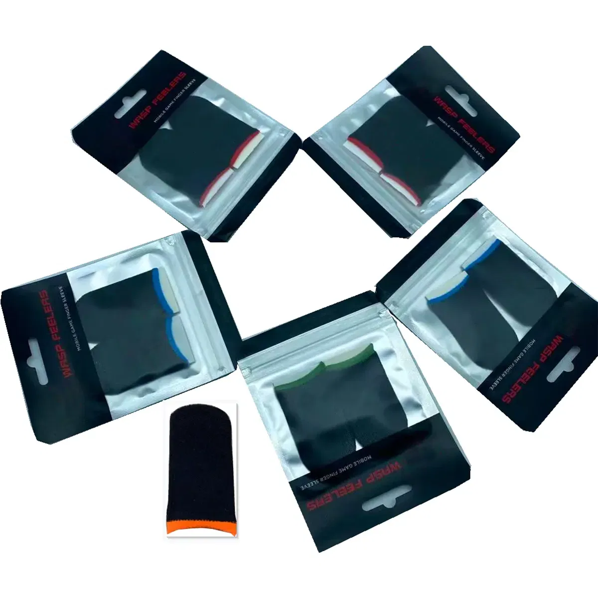 Игровые напальчники Silver Fiber для сенсорных экранов