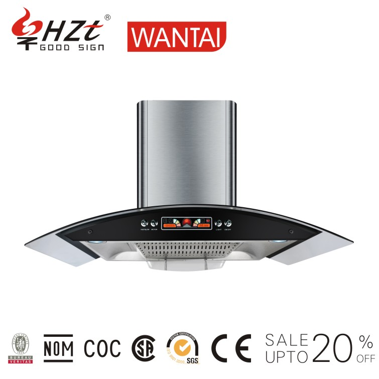 Powerful T-Shape Kitchen Chimney Hood with Copper Motor