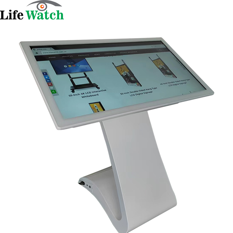 49-Inch S Type LCD Interactive Touch Screen Kiosk
