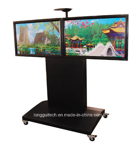 Ground Two Screen Dual Screen TV Cart