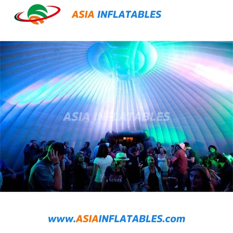 Inflatable Exhibition Clamshell Building Dome