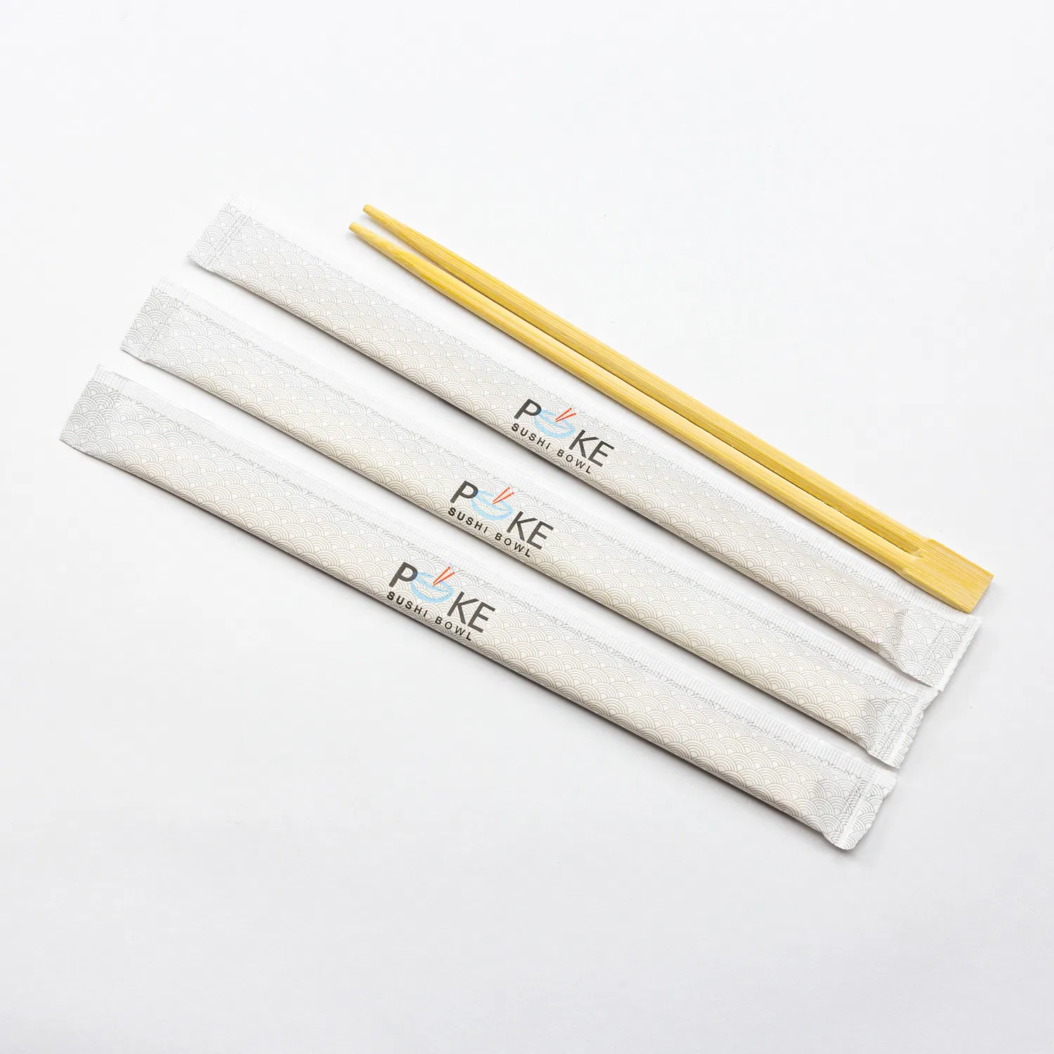 Hot Selling Paper Packing Disposable Round Bamboo Chopsticks From China