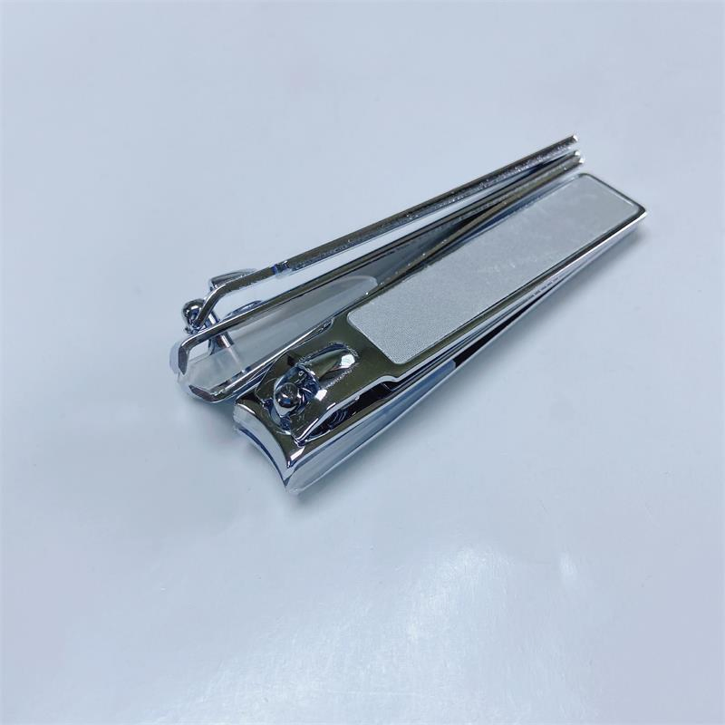 Japan Quality Toe Finger Nail Cutters Clipper with Big Laser File and Mini Plastic Catcher to Collect The Nail