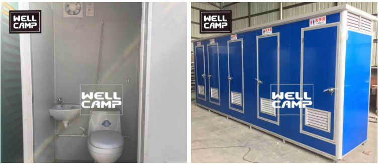High Quality Portable Site Toilet Public Toilet for Labors/Workers